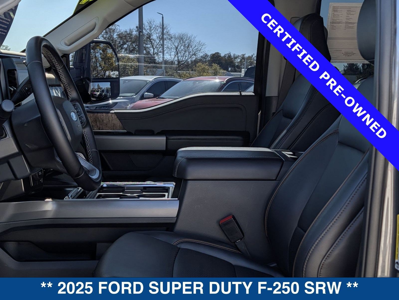 Certified 2025 Ford F250 Lariat w/ Black Appearance Package image 20