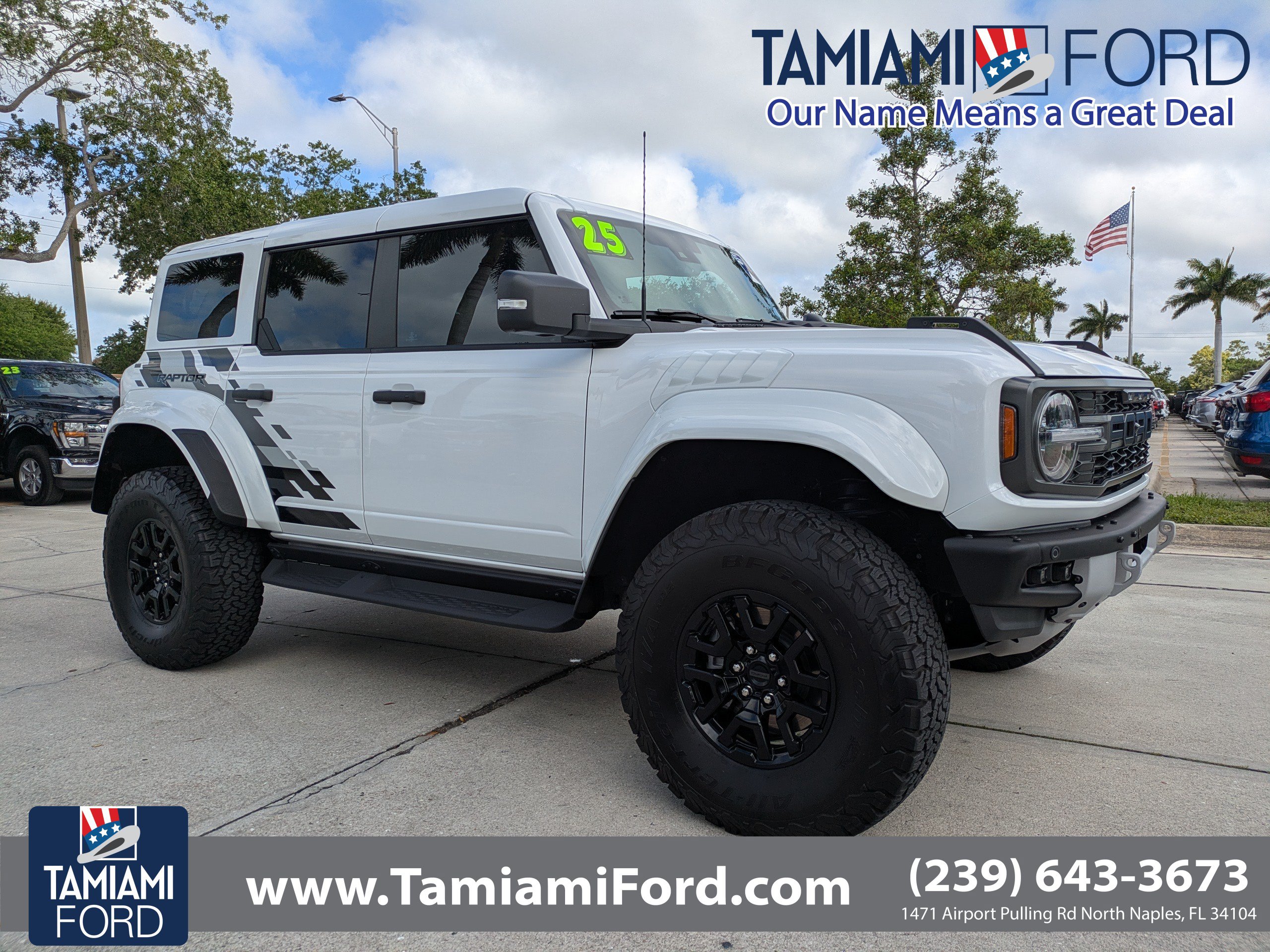 Certified 2025 Ford Bronco Raptor w/ Interior Carbon Fiber Pack AWD/4WD image 1