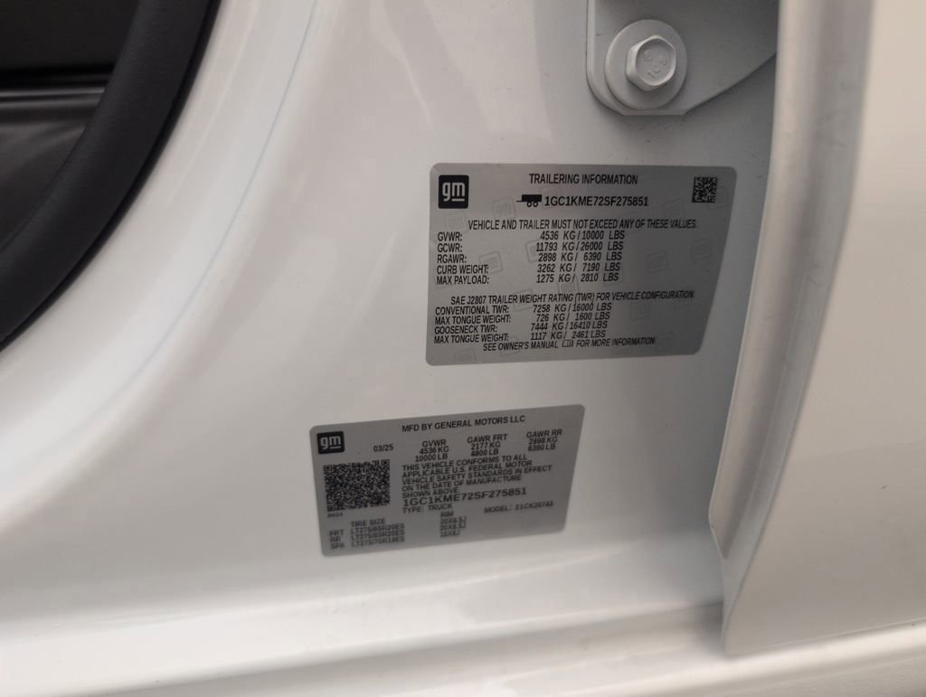 Used 2025 Chevrolet Silverado 2500 Custom w/ Custom Blackout Package image 48