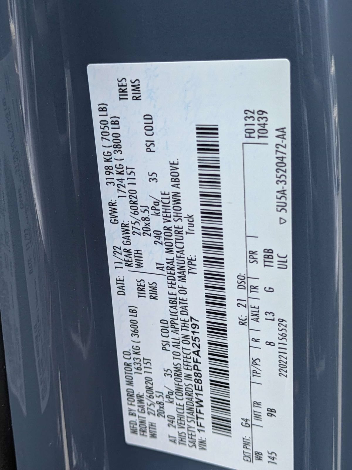 Certified 2023 Ford F150 Platinum w/ Equipment Group 701A High AWD/4WD image 16