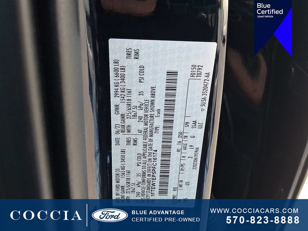 Certified 2023 Ford F150 XLT w/ Equipment Group 302A High AWD/4WD image 27