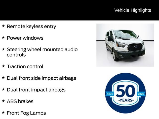 Certified 2024 Ford Transit 250 Low Roof w/ Exterior Upgrade Package RWD image 16