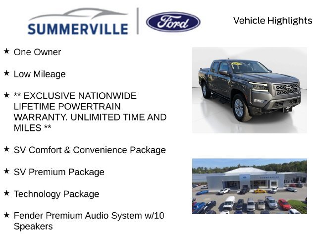 Used 2022 Nissan Frontier SV w/ SV Premium Package AWD/4WD image 2