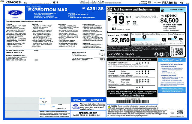 Certified 2024 Ford Expedition Max Limited RWD image 5