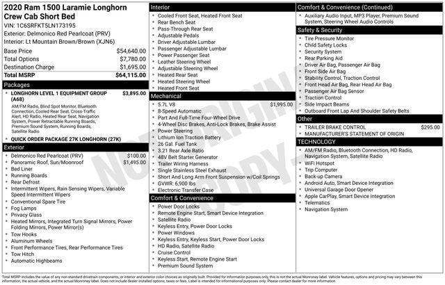 Used 2020 RAM 1500 Limited image 10