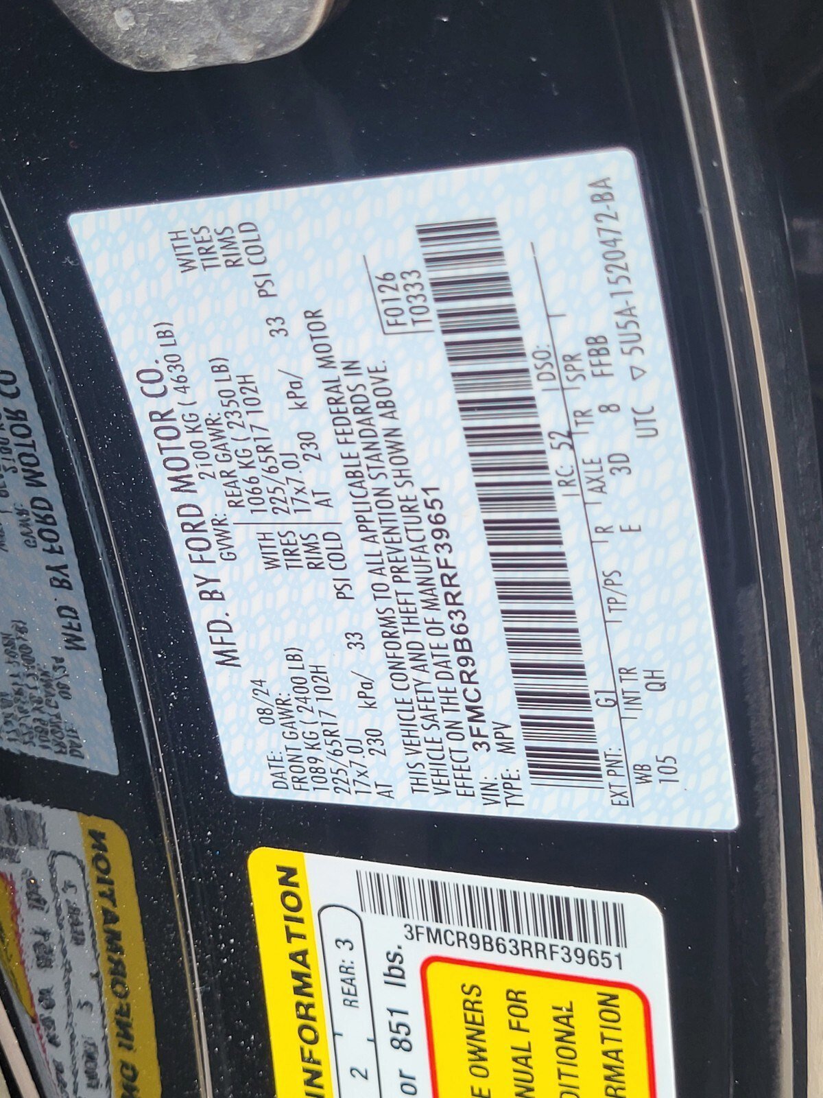 Certified 2024 Ford Bronco Sport Big Bend w/ Convenience Package image 36