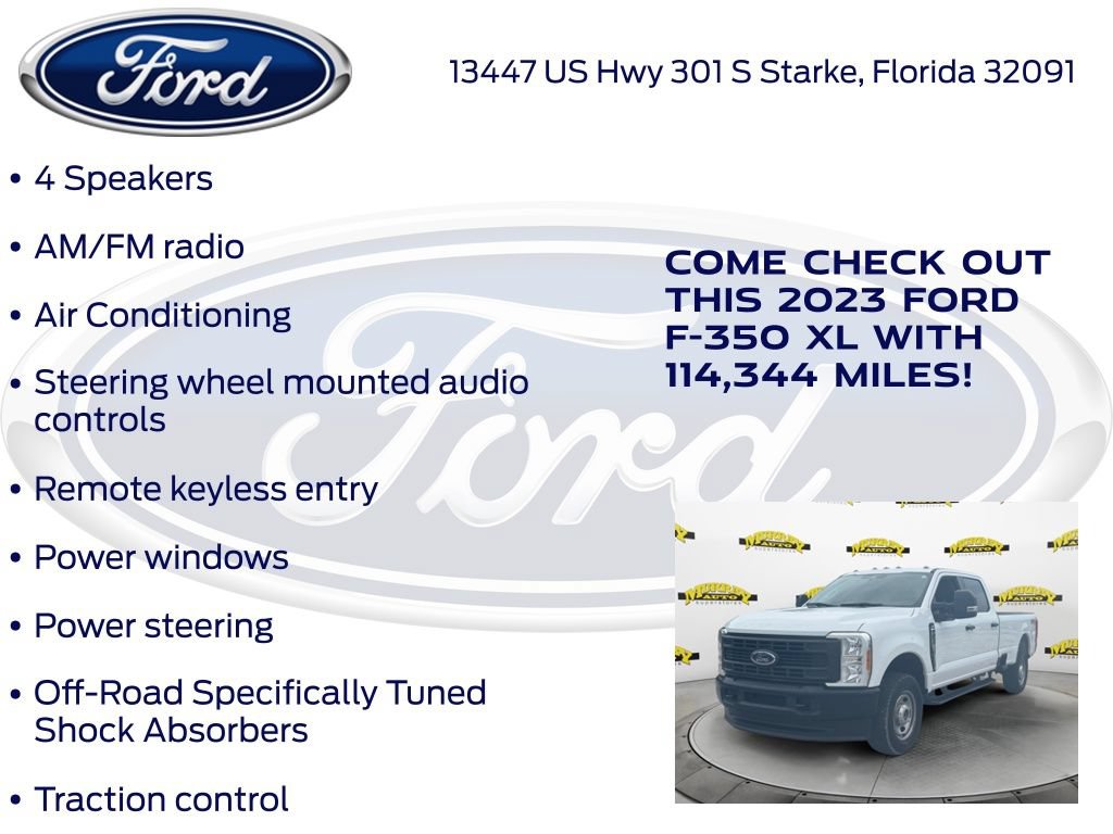 Certified 2023 Ford F350 XL w/ FX4 Off-Road Package AWD/4WD image 22