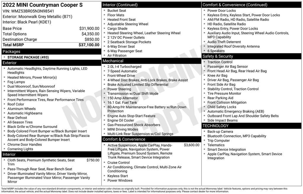 Used 2022 MINI Cooper Countryman S FWD image 46