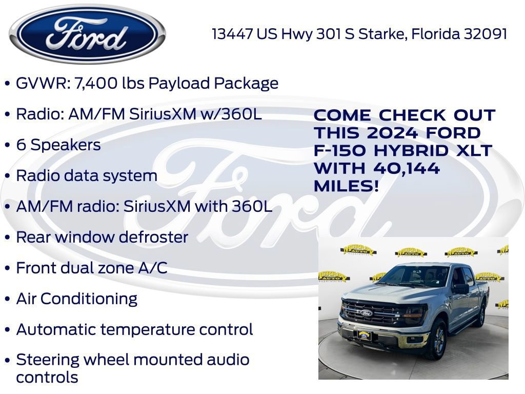Certified 2024 Ford F150 XLT w/ Mobile Office Package image 21