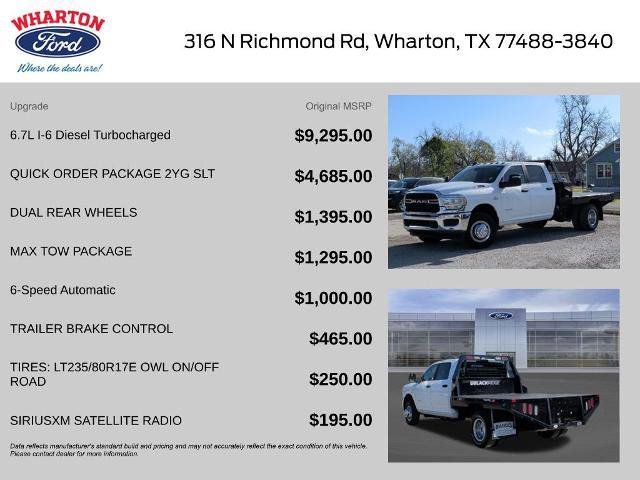 Used 2024 RAM 3500 SLT w/ Quick Order Package 2YG SLT image 9