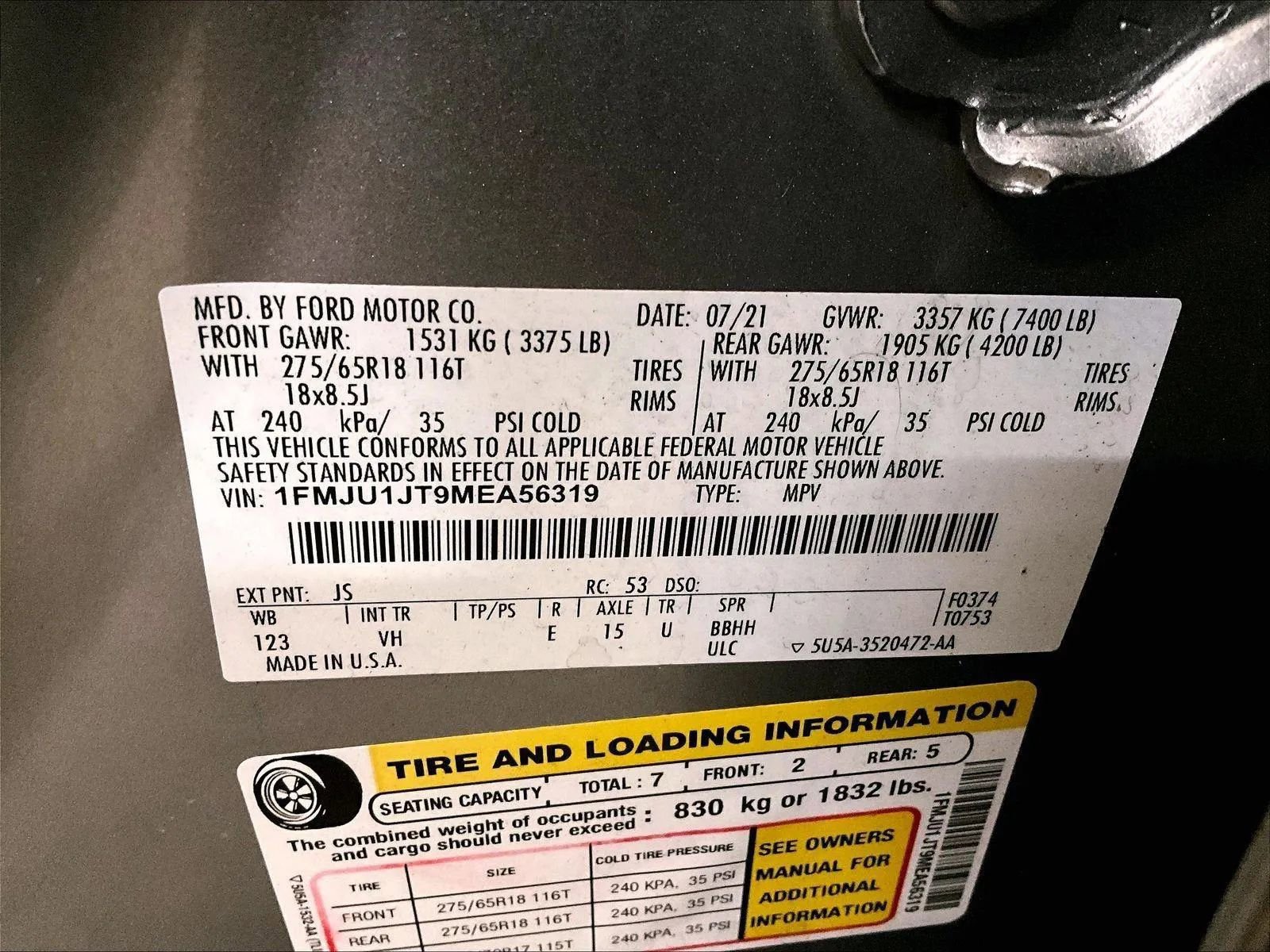 Certified 2021 Ford Expedition XLT AWD/4WD image 34