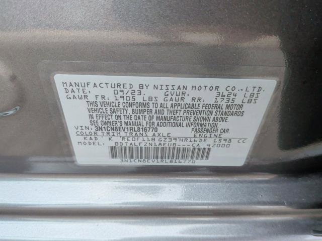Used 2024 Nissan Versa SV w/ Trunk Package FWD image 38