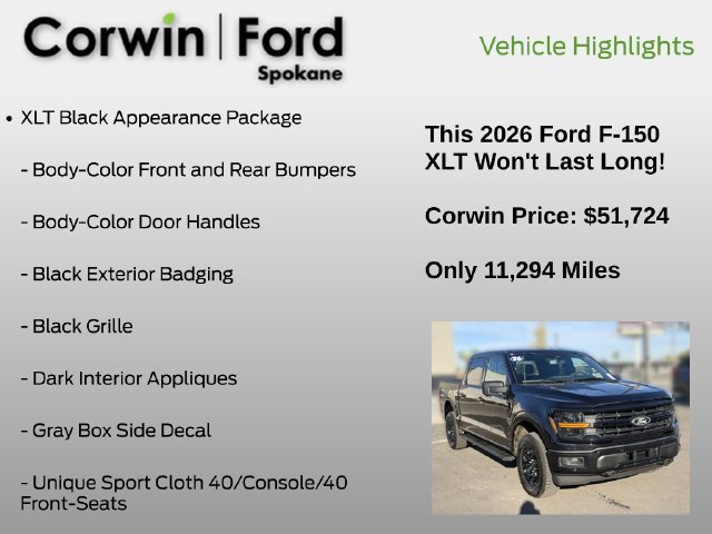 Certified 2026 Ford F150 XLT AWD/4WD image 7