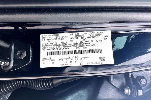 Certified 2021 Ford F150 Raptor w/ Equipment Group 801A High AWD/4WD image 33
