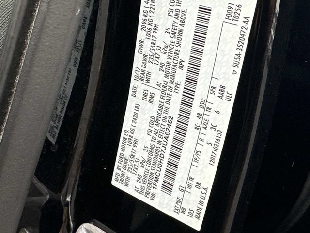 Certified 2018 Ford Escape SEL FWD image 19