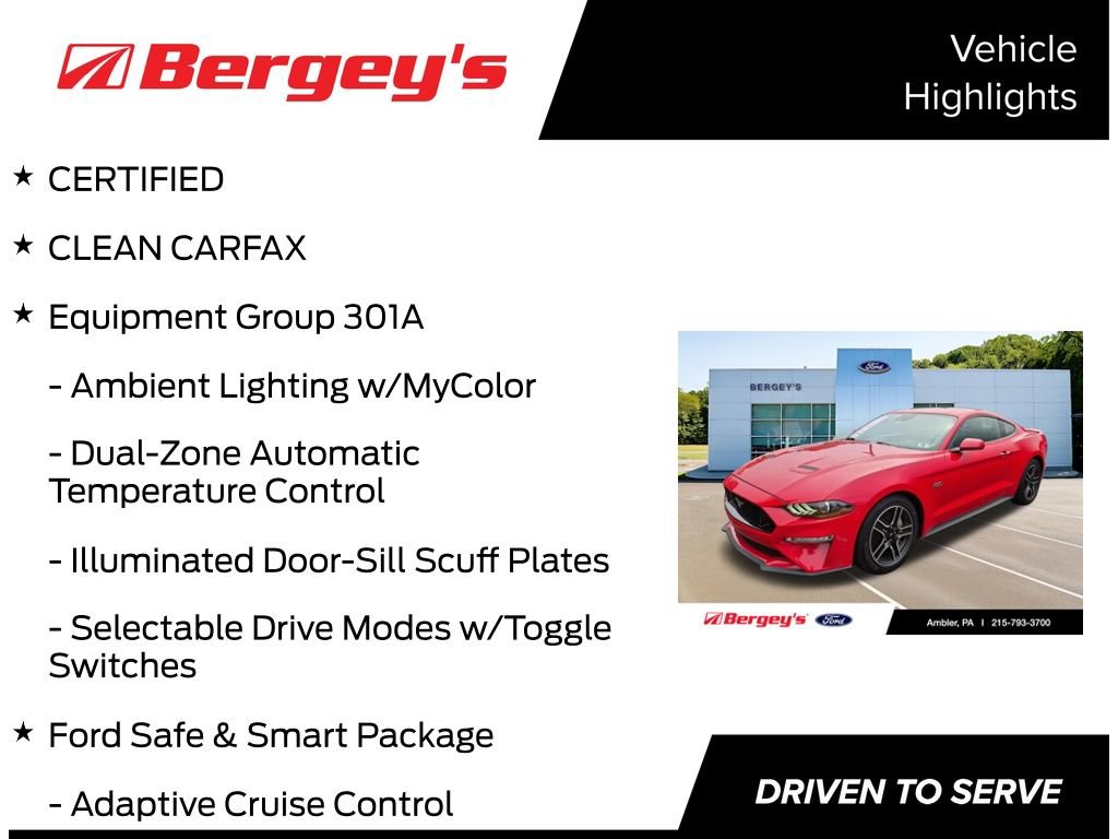 Certified 2021 Ford Mustang GT w/ Equipment Group 301A RWD image 5