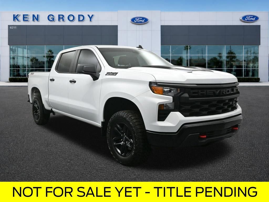 Used 2024 Chevrolet Silverado 1500 Custom Trail Boss w/ LPO, Dark Essentials Package