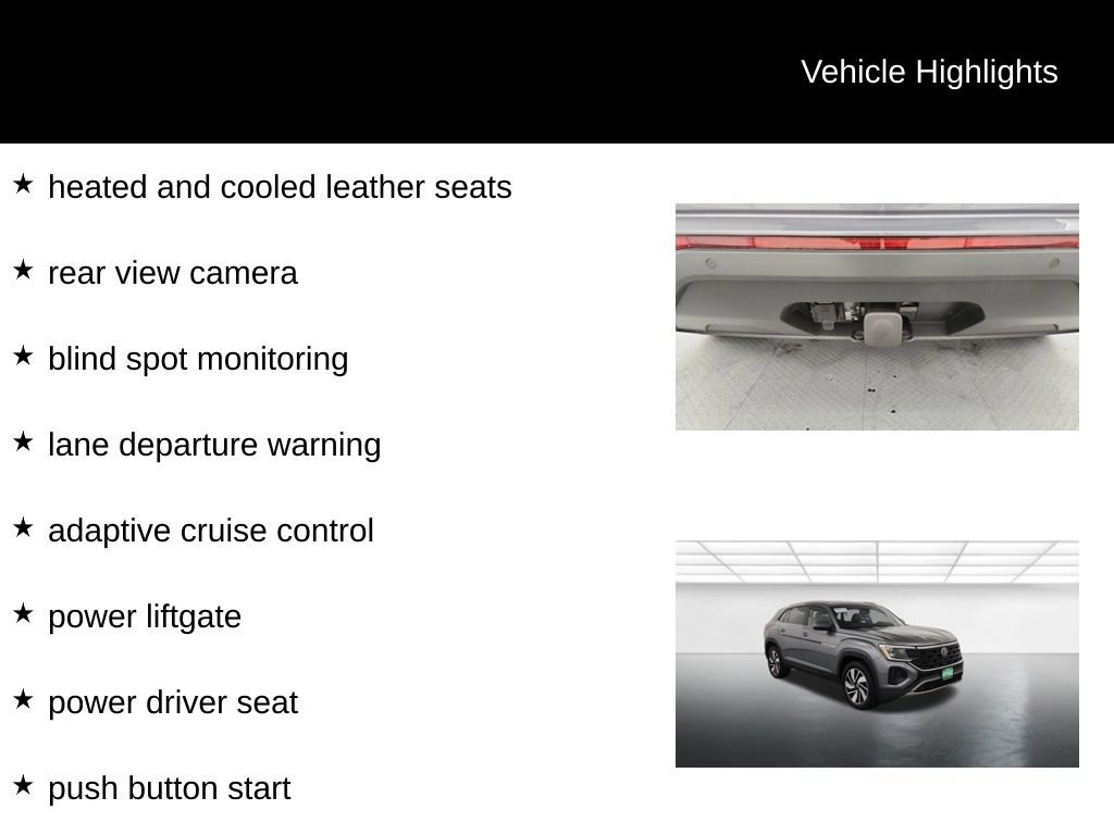 Used 2024 Volkswagen Atlas Cross Sport SE w/ Black Wheel Package AWD/4WD image 11