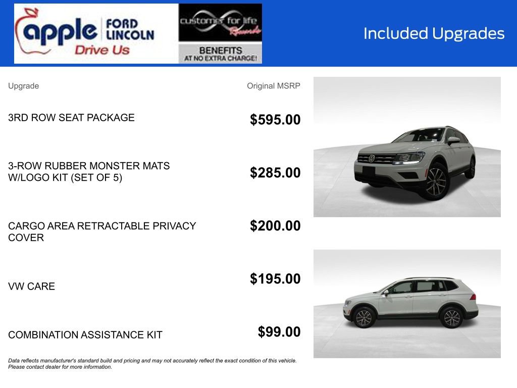 Used 2020 Volkswagen Tiguan SE w/ 3rd Row Seat Package image 4