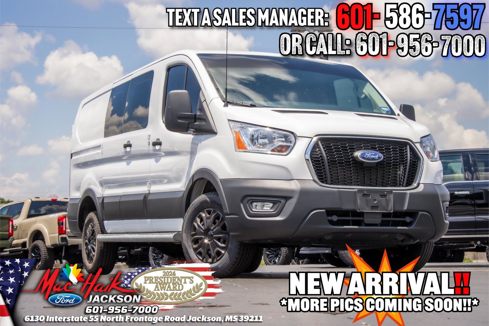 Certified 2022 Ford Transit 250 Low Roof w/ Exterior Upgrade Package RWD image 1