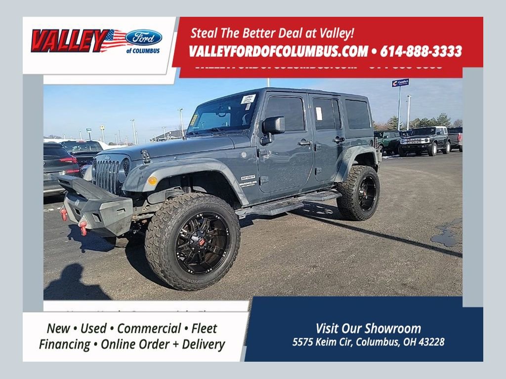Used 2017 Jeep Wrangler Unlimited Sport w/ Quick Order Package 24S