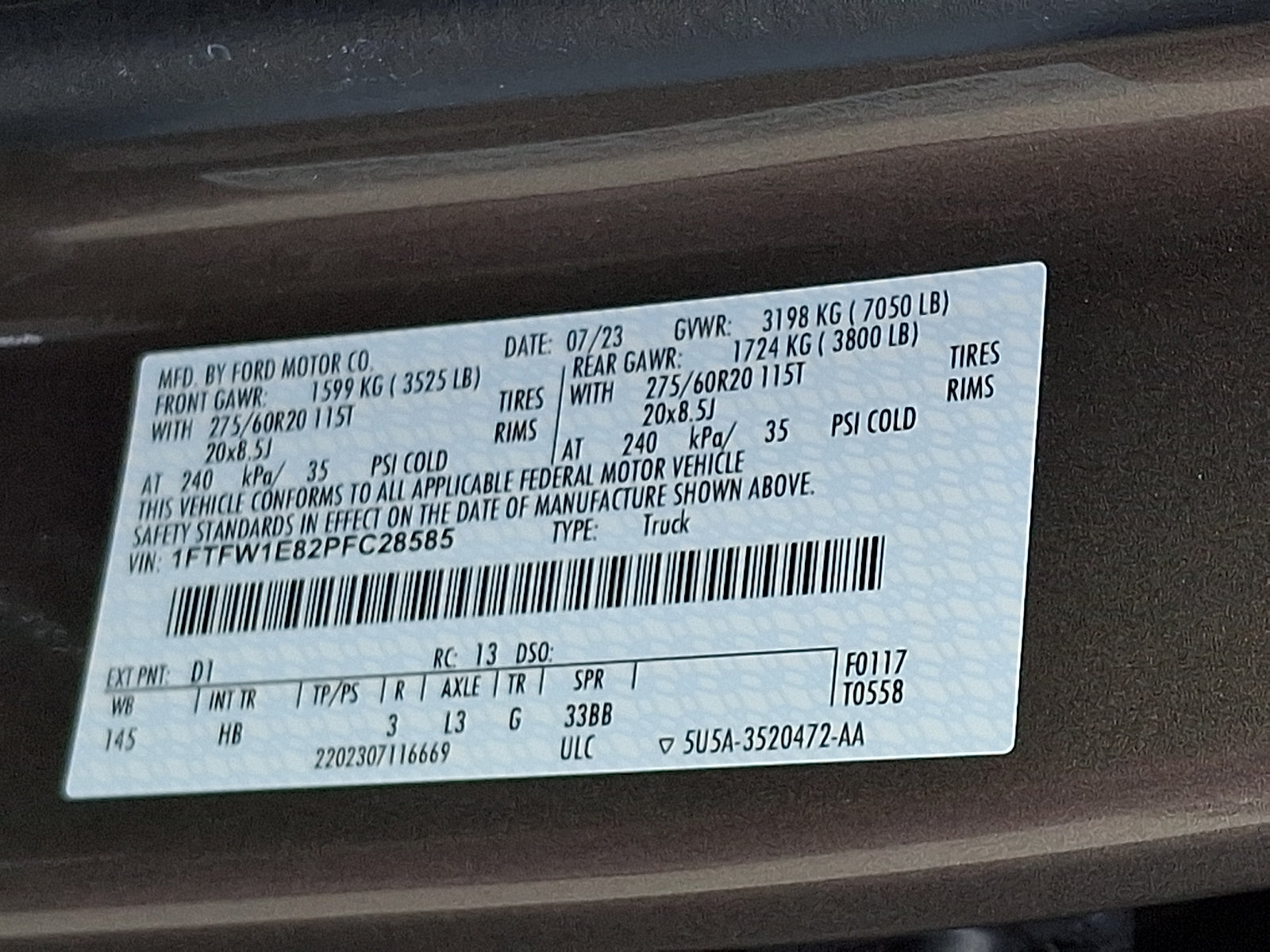 Certified 2023 Ford F150 Lariat w/ Equipment Group 502A High AWD/4WD image 29