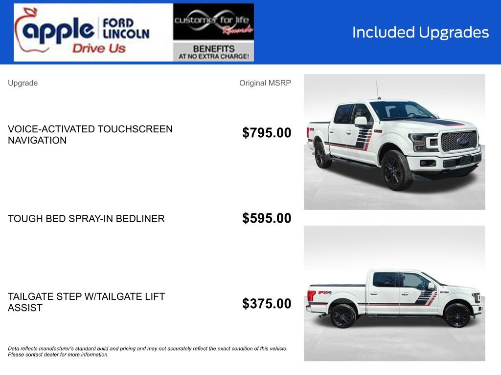 Certified 2020 Ford F150 Lariat w/ Equipment Group 502A Luxury image 2