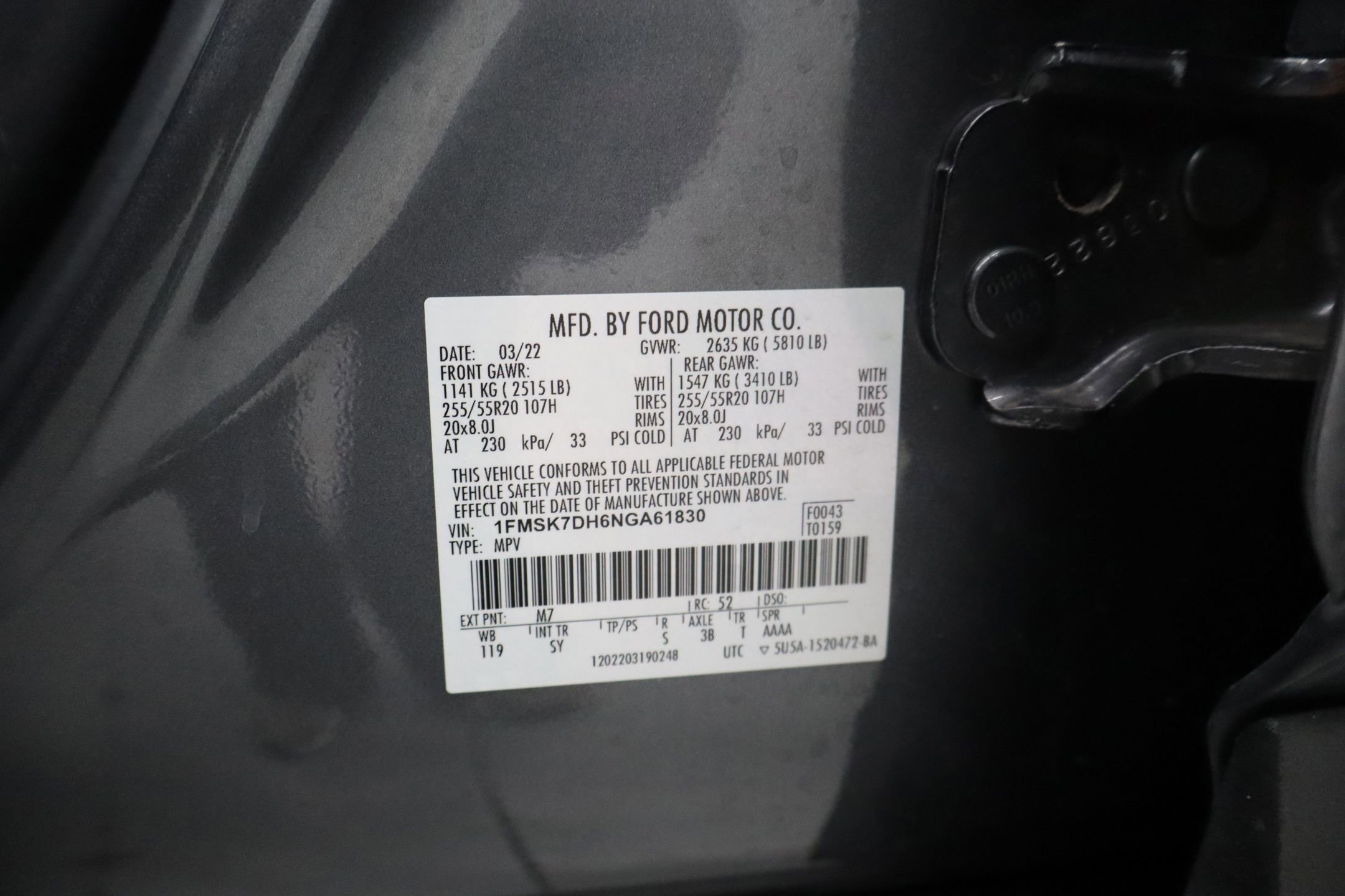 Certified 2022 Ford Explorer XLT w/ Equipment Group 202A image 33