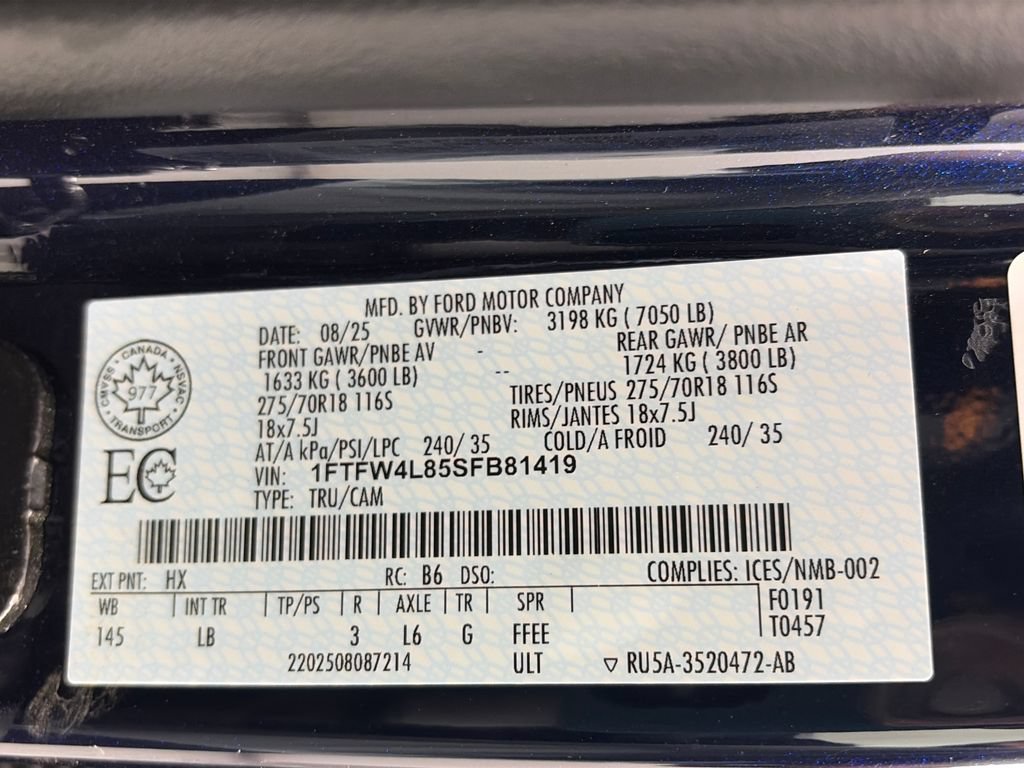 Certified 2025 Ford F150 Tremor AWD/4WD image 9