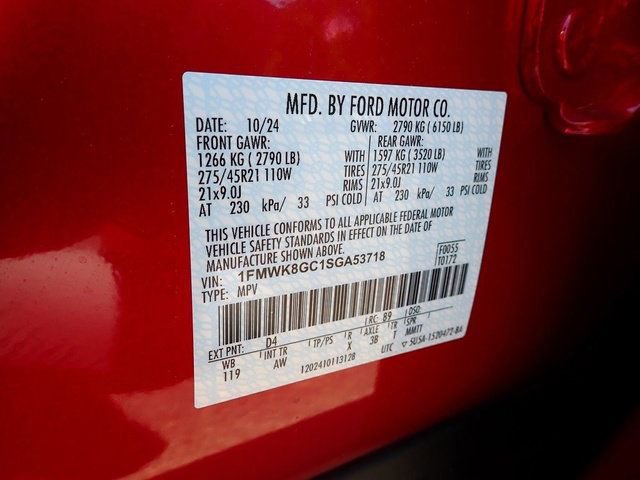 Certified 2025 Ford Explorer ST AWD/4WD image 24