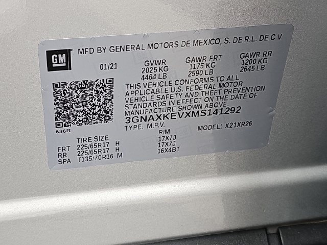 Used 2021 Chevrolet Equinox LT FWD image 35