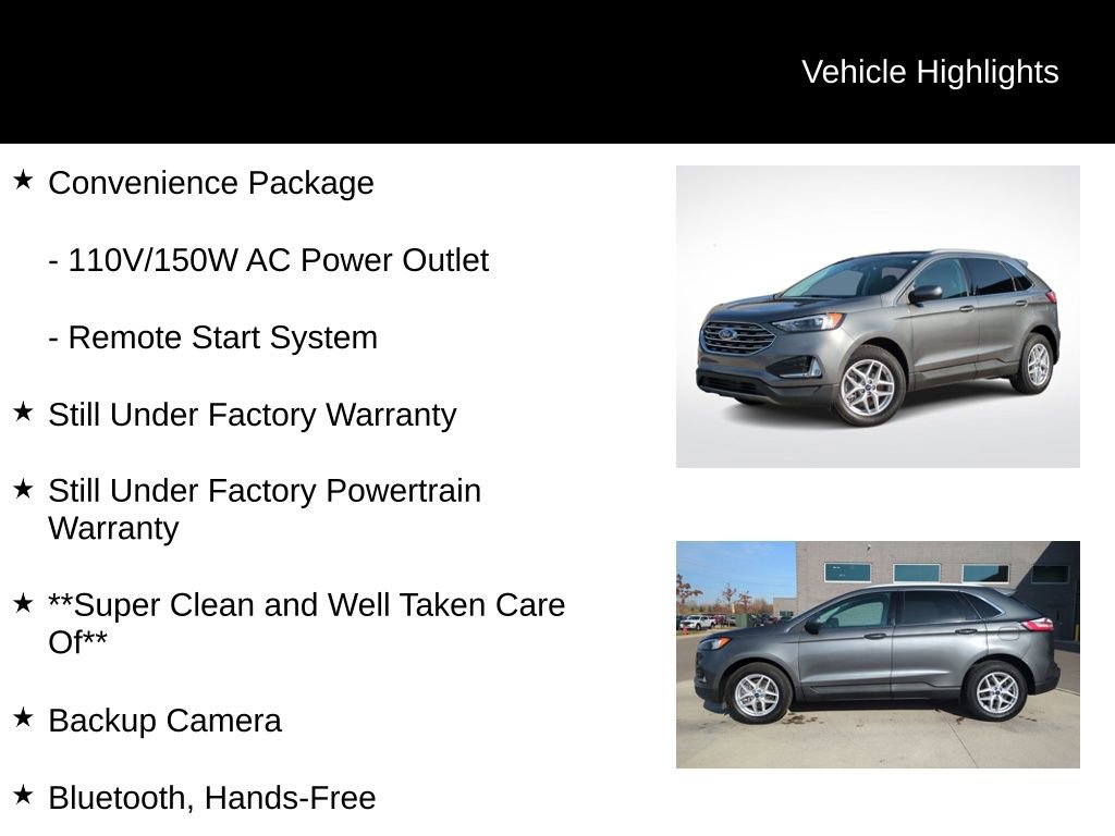 Certified 2022 Ford Edge SEL w/ Convenience Package image 11