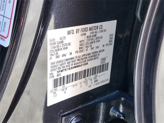 Certified 2021 Ford Mustang Mach-E Select w/ Comfort/Technology Package image 33