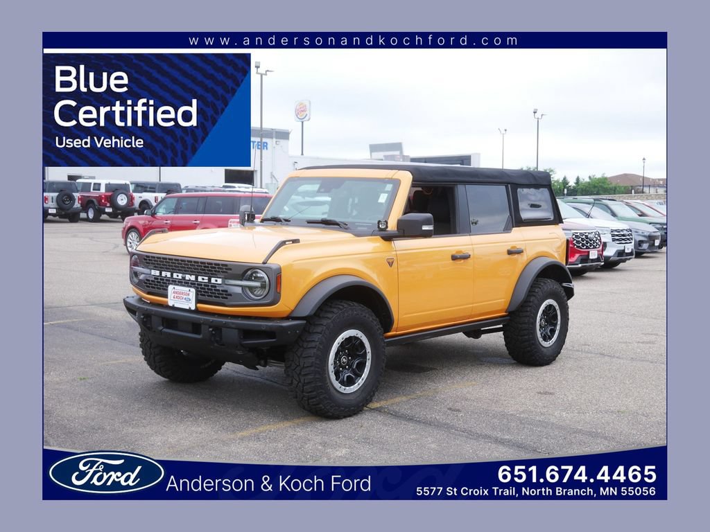 Certified 2021 Ford Bronco Badlands AWD/4WD image 1