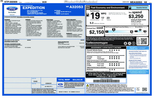 Certified 2021 Ford Expedition XLT RWD image 38
