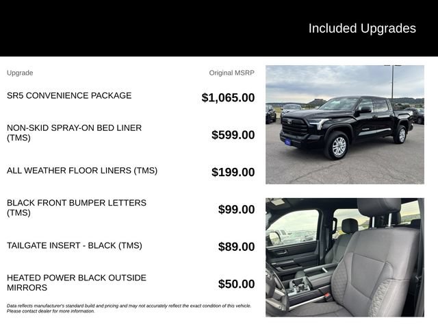 Used 2026 Toyota Tundra SR5 w/ SR5 Convenience Package AWD/4WD image 5