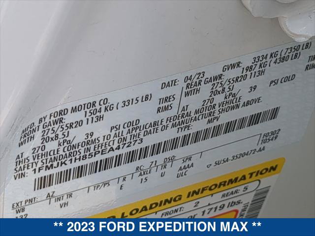 Certified 2023 Ford Expedition Max XLT RWD image 24