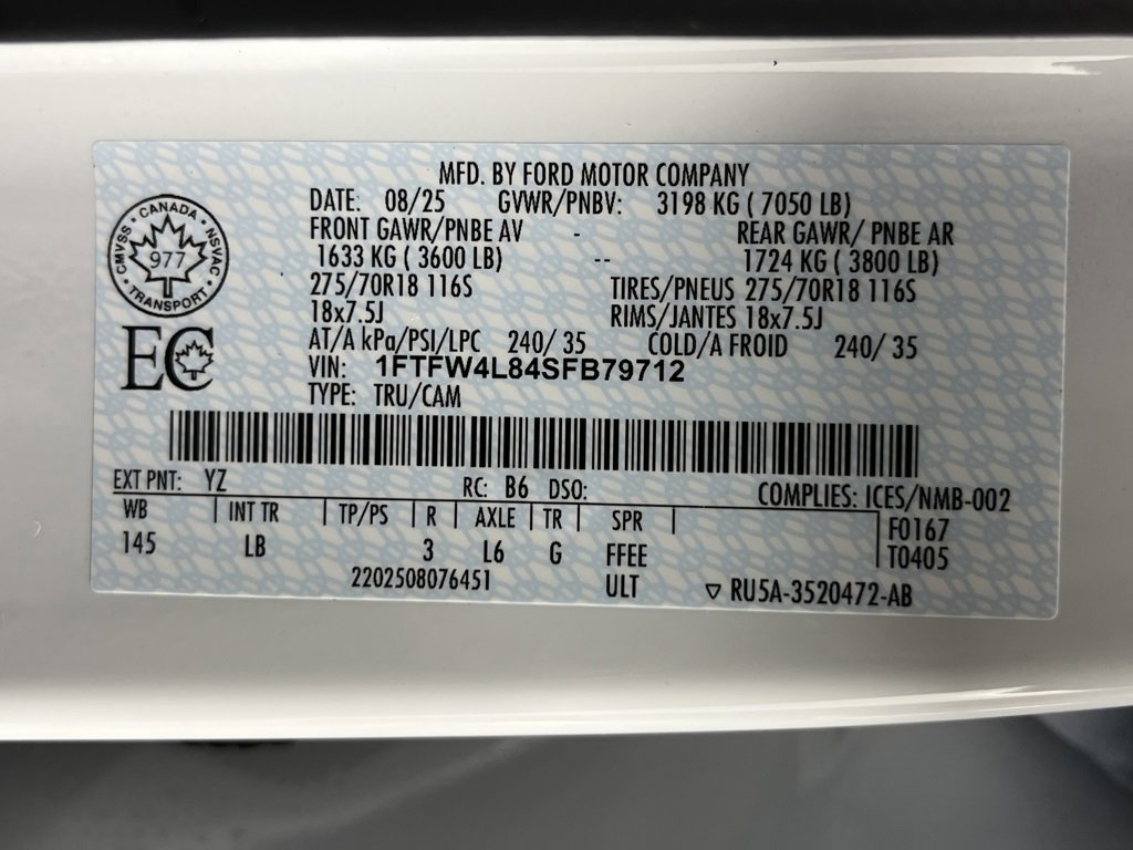 Certified 2025 Ford F150 Tremor w/ Tow/Haul Package image 9