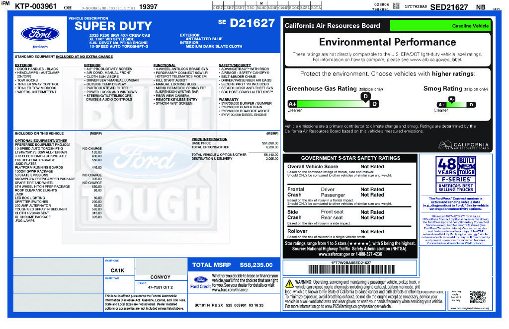 Certified 2025 Ford F250 XL AWD/4WD image 25