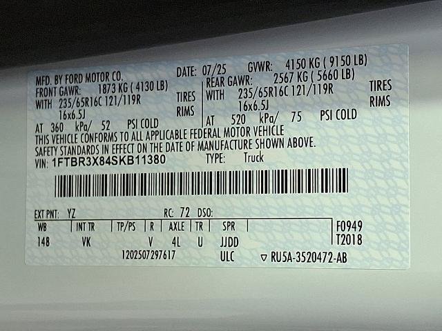 Certified 2025 Ford Transit 250 148 High Roof Extended RWD image 27