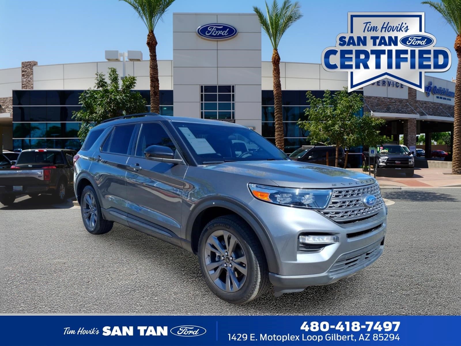 Certified 2023 Ford Explorer XLT w/ Equipment Group 202A AWD/4WD image 1