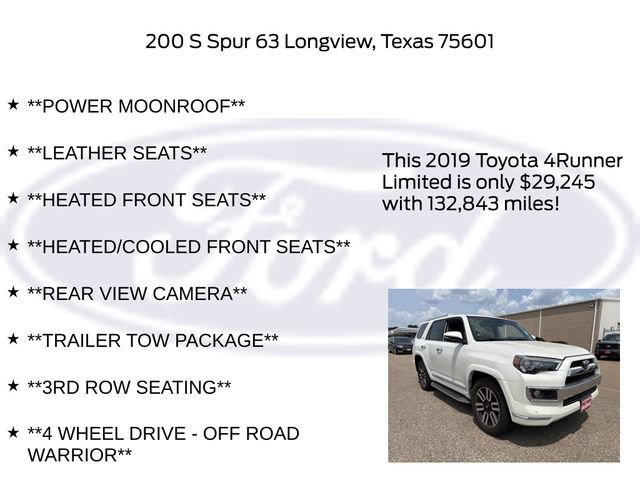 Used 2019 Toyota 4Runner Limited AWD/4WD image 11