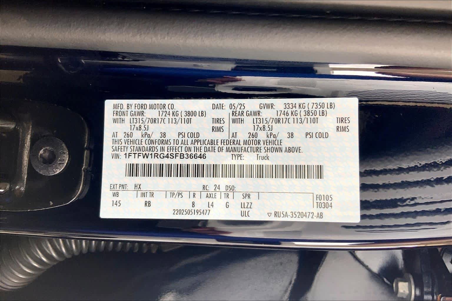 Certified 2025 Ford F150 Raptor AWD/4WD image 32