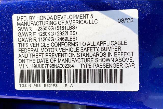 Used 2022 Acura TLX Type S AWD/4WD image 35