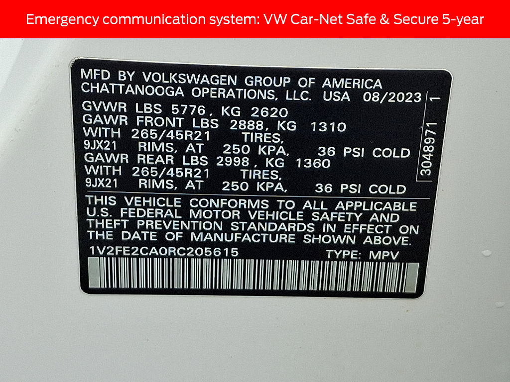 Used 2024 Volkswagen Atlas Cross Sport SEL Premium R-Line AWD/4WD image 24