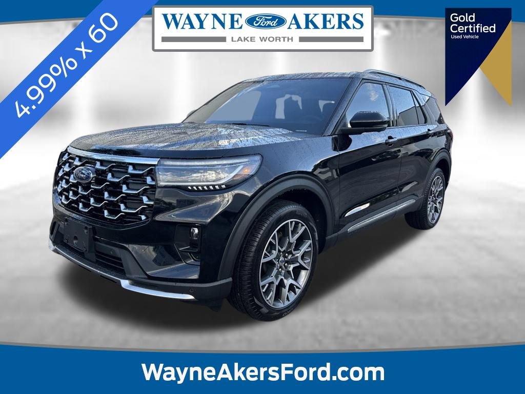 Certified 2025 Ford Explorer Platinum w/ Ultimate Package