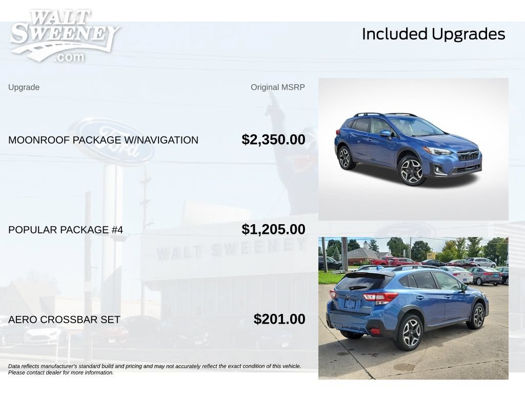Used 2019 Subaru Crosstrek 2.0i Limited w/ Moonroof Package w/Navigation AWD/4WD image 12