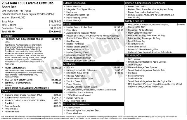 Used 2024 RAM 1500 Laramie AWD/4WD image 10