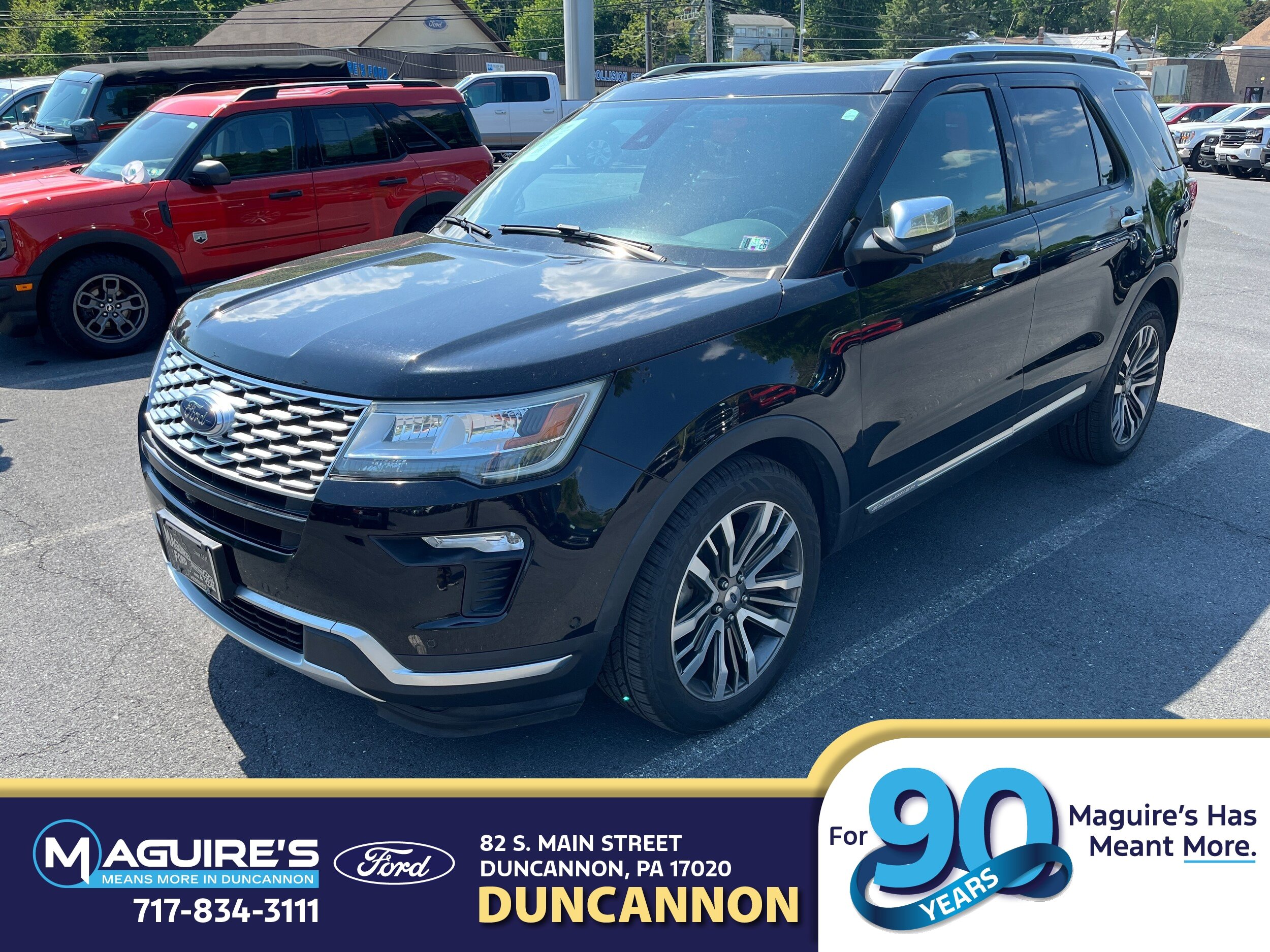 Certified 2018 Ford Explorer Platinum