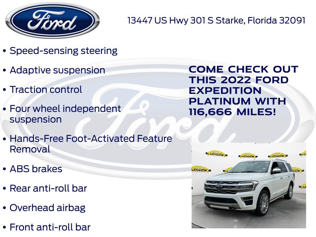 Certified 2022 Ford Expedition Platinum AWD/4WD image 32
